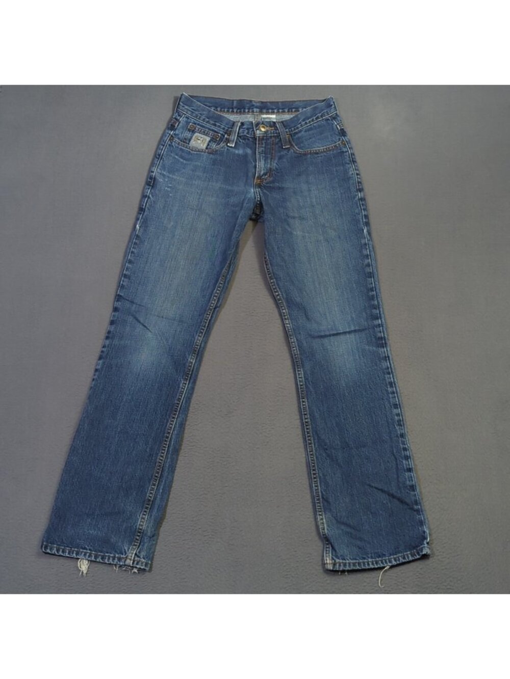 Cinch Jeans Men's 28x32 Blue Western Denim Silver Label Slim Straight Cowboy